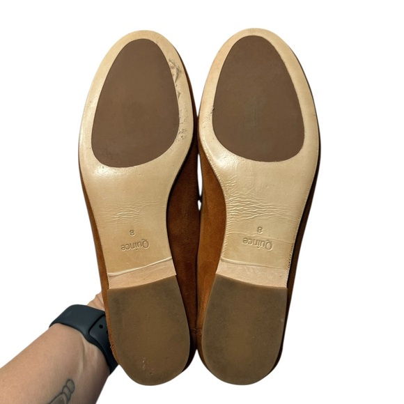 Quince | NEW Italian Suede Penny Loafer in Cognac 8 - Picture 7 of 8